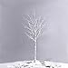 Ecolinear Prelit Birch Tree 96 LEDs Light Silver Twig Warm White White Branches (6 Feet) Home Festival Party Christmas Indoor and Outdoor Use