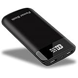 FDGAO Power Banks 12000mAh High Capacity Portable Charger with Dual USB Output, External Battery Pack with Digital Display Smart Charging Technology for All Smartphone and Other USB Device