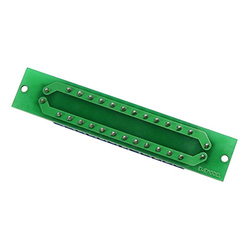 PCB007 1X 12 Position Power Distribution Board 2 Inputs 2 x 13 Outputs for DC AC Voltage New