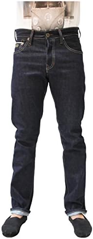 Emporio Seven Men's Selvedge Premium Denim Jeans Slim Fit Vegas 32W X Long Raw