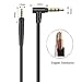 Replacement Audio Cable Cord for Bose QC25, QC35, QuietComfort 25, QuietComfort 35, On-Ear 2,OE2,OE2i Headphones Inline Mic/Remote Control – Blackthumb 3