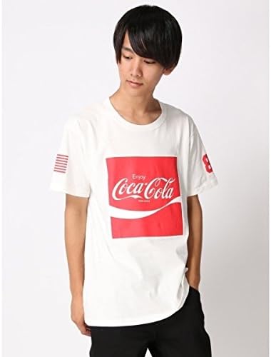 Amazon ウィゴー メンズ Wego ウィゴー Wego コカ コーラ ルーズtシャツ ホワイト M Tシャツ カットソー 通販