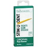 Stim-U-Dent Plaque Removers 12 Packs of 25 Picks/Pack (300 Picks) - Mint Flavor