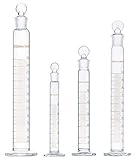 DONLAB DLA0250 Glass 250ml Graduated Cylinder with