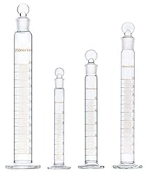 DONLAB DLA0250 Glass 250ml Graduated Cylinder with