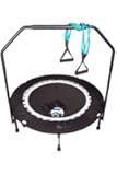 MaXimus Pro Quarter Folding Mini Trampoline Includes DVD Bar Bag Bands Weights