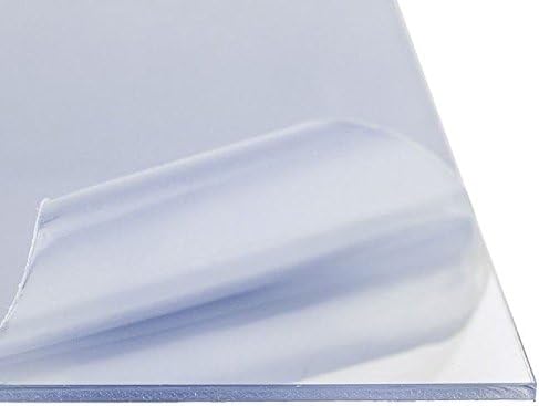 Online Plastic Supply Abrasion Resistant Polycarbonate Sheet 1/4" (.236) x 24" x 48", Clear