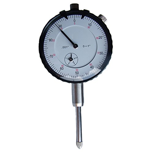 HFS 1"x0.001" DIAL INDICATOR + Flexible Arm Vise Grip locking clamp