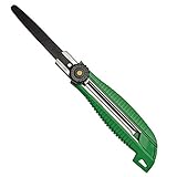 CANARY Retractable Box Cutter with Adjustable Long Blade (Non Stick Fluorine Coating Blade)