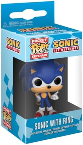 Pop! Keychain: Sonic The Hedgehog - Sonic with Ring