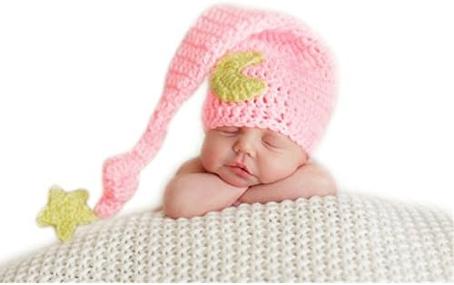 Fashion Newborn Boy Girl Baby Costume Knitted Photography Props Cute Hat Headdress