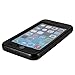 SZJJX Shockproof Waterproof Snowproof Dirtproof Sweatproof Protection Cover Case for Iphone 6 plus 5.5 inch with Finger Print ID and Built in Kickstand (Black)
