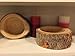 roro 7 Inch Hand-carved Guacamole Smoothie or Cereal Bowl with bark made from sustainable orchard wood