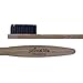 Primal Life Organics - Charcoal Toothbrush, Made with Charcoal & Bamboo, Biodegradable, BPA-Free, Perfect for Kids & Adults, Recyclable, Gently Massages Gums & Teeth, Zero Waste Toothbrush, (1-Pack)