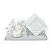 Houseables Dish Drying Rack Mat, Microfiber, 24