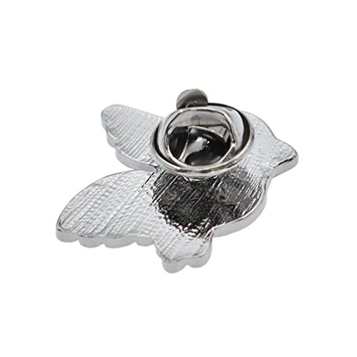 Cute Enamel Breastpin Blue Bird Collar Brooches Lapel Pins For Women Girls 1 Set