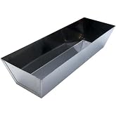 Edward Tools 13&rdquo; Steel Mud Pan - Sheared edges for easy knife cleaning - Perfect size for larger knives - Rust proof design - Heavy duty but still lightweight - Drywall mud pan - Lifetime warranty
