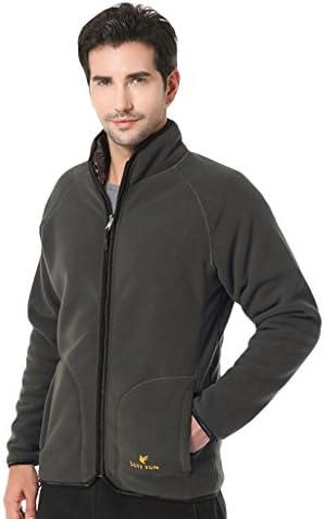 YDKZM Men's Slim Thicker Fleece Warm Coat