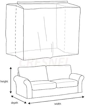 Amazon Com Cresnel Furniture Cover Plastic Bag For Moving