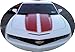 Camaro Rally Racing Stripes RED Gloss Decal Vinyl Fits 2010+