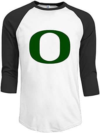 Men's University Of Oregon Ducks 3/4 Sleeve Blended Shirts Sport Jersey