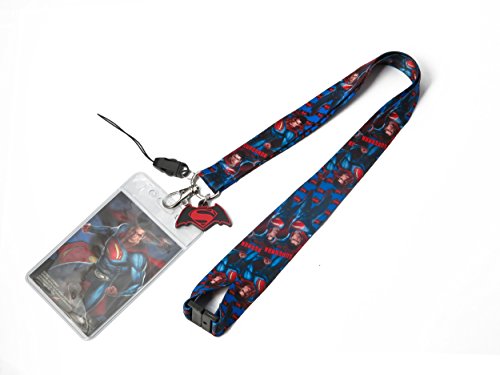DC Comics Superman Lanyard with Dangle Action Figure