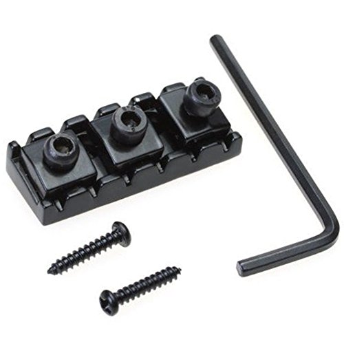 JD Black Electric Guitar Locking Nut Floyd Rose String Lock For Tremolo Bridge 42.7mm