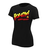 WWE Ronda Rousey Rowdy Ronda Rousey Women's Black T-Shirt Medium