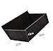 LMZX Tesla Model S X Center Console Drawer Cubby Organizer Box Storage Box Insert Wooden Drawer for Tesla Model S Model X Accessories(Leather Black)