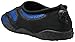 Greg Michaels Men's Water Shoes Aqua Slippers Yoga Exercise Socks With Drawstring Closure (9, Black/Royal Blue)