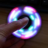 Fidget Spinner[LED Light], Koolife Glow Hand Spinner Relieve Stress Toy- Perfect for ADD, ADHD, Anxiety and Autism Adult Children - with Protect Case