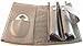 Leather Cigar Gift Set, 2 Humidor Tubes, Stainless Steel Cigar Cutter