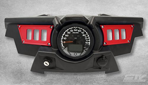 image for STV Motorsports Custom Aluminum Red Dash Panel for Polaris RZR XP 1000