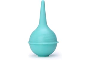 MediChoice Ear-Ulcer Bulb Syringe and Nasal Aspirator, 3 Ounce, Adult, Green (1 Each)