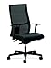 HON Ignition Series Mid-Back Work Chair - Mesh Computer Chair for Office Desk, Black (HONIW103NT10)