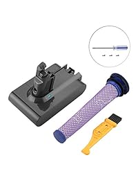 Batería de repuesto Antrobut 3000 mAh 21,6 V para batería de iones de litio Dyson V6 595 650 770 880 DC58 DC59 DC61 DC62 Animal DC72 Series Dyson v6 de mano