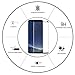 (2 Pack) Galaxy S8 Plus Screen Protector 3D Curved Glass, [Case Friendly] [Bubble Free] Ultra Thin HD Clear 9H Hardness Anti-Scratch Crystal Clear Screen Protector for Samsung Galaxy S8 Plus (NOT S8)