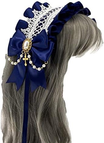 チャーム ロリータ かわいい ヘッドドレス 髪飾り リボン付き ヘアアクセサリー コスプレ系 萌え系 お人形 茶話会 パーティー ネイビー 豪華な メイドヘア カチューシャ おしゃれ 白 黒 フリル Lolita レース ピンク ゴスロリ チャーム ロリータ かわいい ヘッドドレス 髪飾り リボン付き ヘアアクセサリー コスプレ系 萌え系 お人形 茶話会 パーティー ネイビー 豪華な メイドヘア カチューシャ おしゃれ 白 黒 フリル Lolita レース ピンク ゴスロリ