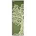 FIT SPIRIT Premium Printed Yoga Mat Green Tree 6mm