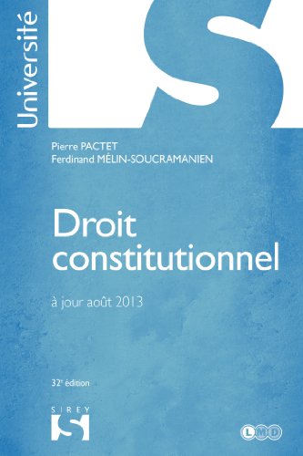 Droit constitutionnel. Pactet - 32e éd. by (Paperback)