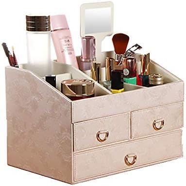 Zhi Lian 大容量化粧品収納ボックスシンプルなヨーロッパスタイルのデスクトップドレッシングテーブルスキンケア