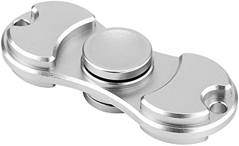 EDC Hand Spinner decompression Fidget Toy for Adult Children Anxiety (Sliver)