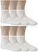 Diabetic Socks Womens Cotton 6-Pack Ankle White By DEBRA WEITZNER ankle/white womens 9-11