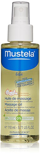 Mustela Massage Oil, 3.71 fl. oz