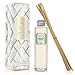 Luxe Home Alpine Balsam Fir Reed Diffuser Refill Oil with Sticks | Festive Scent with Evergreen, Pine & Woodsy Notes | Scented Replacement Oil for Room Diffuser & Reeds