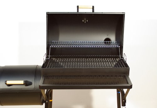 Smoker BBQ Grill Grillwagen Holzkohlegrill Kamingrill XL 32 kg – Bild 8