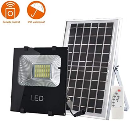 WFTD Solar Flood Lights Outdoor 10W - 200W Solar Powered Street Lights Waterproof IP65 Security Light with Remote Control Solar Lights for Yard Garden Pool Street Lawn,30W