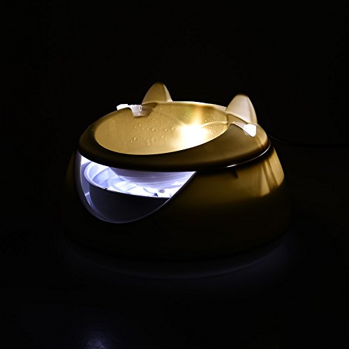 Petacc Pet Water Fountain Cat Drinking Fountain Electric Cat Water Dispenser with Night Light, Environment-friendly and Energy- Efficient, CE and ROHS Certification - Thumbnail 6