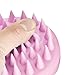 Vebiys Hair Scalp Massager Shampoo Brush - Scalp Brush For Hair Washing - Upgraded Head scrubber, Soft Silicone Bristles For Exfoliating And Remove Dandruff, Improve Hair Growth(Pink)