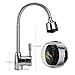 Single Handle Sprayer Kitchen Sink Faucet 360 Rotatable Pull Down Hot and Cold Water Faucet for Laundry Room Garden Outdoor by Churun